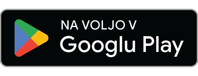 na voljo v Google Play